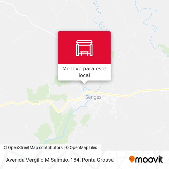 Avenida Vergílio M Salmão, 184 mapa