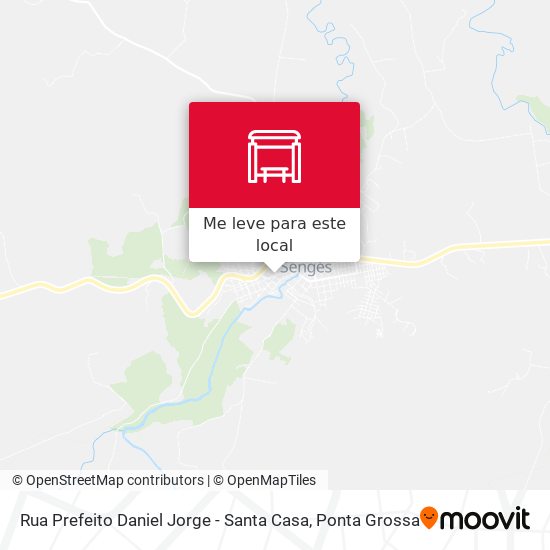 Rua Prefeito Daniel Jorge - Santa Casa mapa