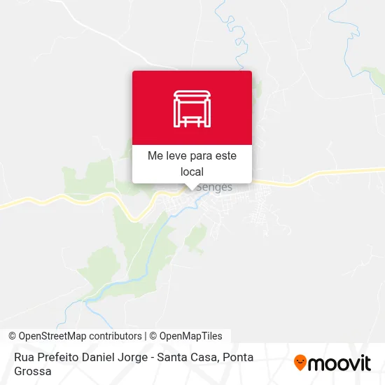 Rua Prefeito Daniel Jorge - Santa Casa mapa