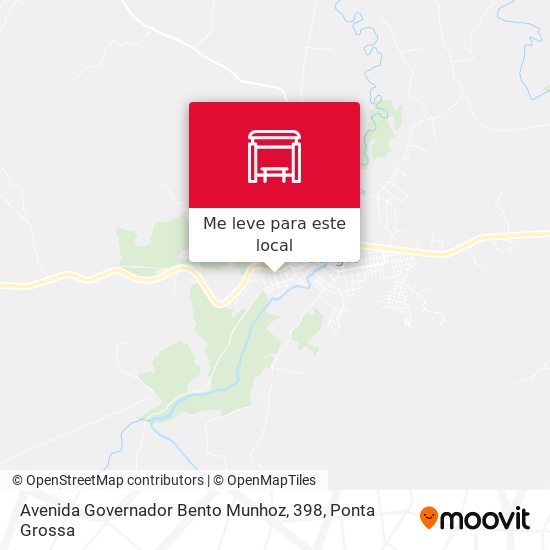 Avenida Governador Bento Munhoz, 398 mapa