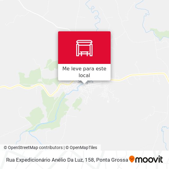 Rua Expedicionário Anélio Da Luz, 158 mapa