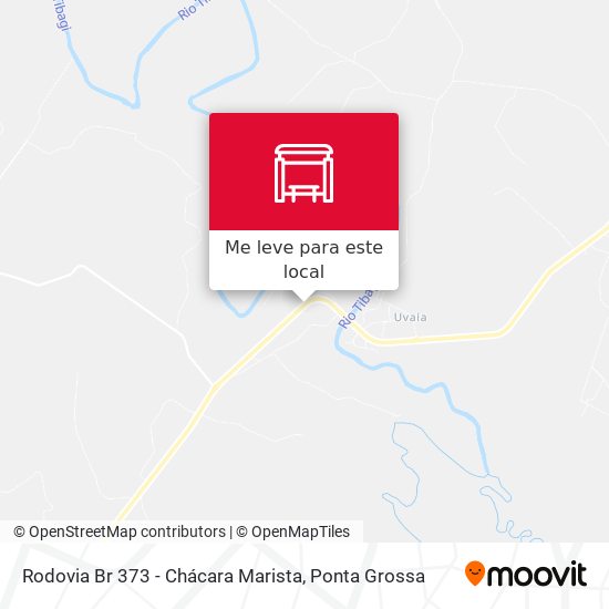 Rodovia Br 373 - Chácara Marista mapa