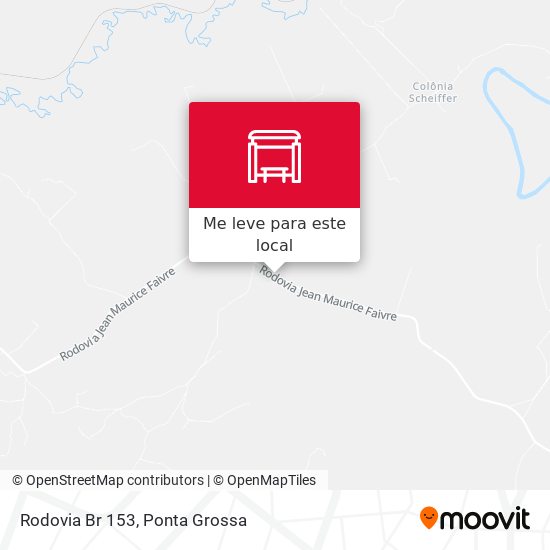 Rodovia Br 153 mapa