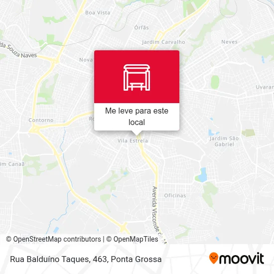 Rua Balduíno Taques, 463 mapa