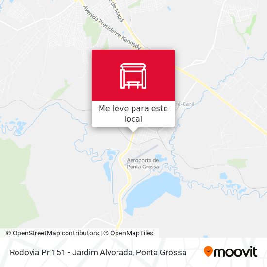 Rodovia Pr 151 - Jardim Alvorada mapa