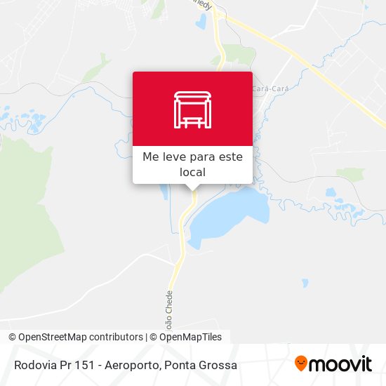 Rodovia Pr 151 - Aeroporto mapa