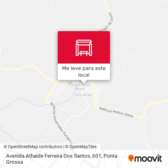 Avenida Athaide Ferreira Dos Santos, 601 mapa