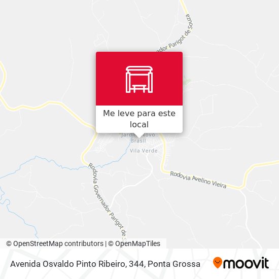 Avenida Osvaldo Pinto Ribeiro, 344 mapa