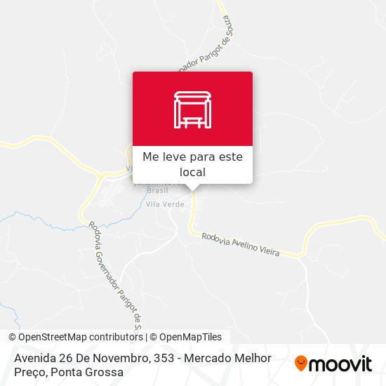 Avenida 26 De Novembro, 353 - Mercado Melhor Preço mapa