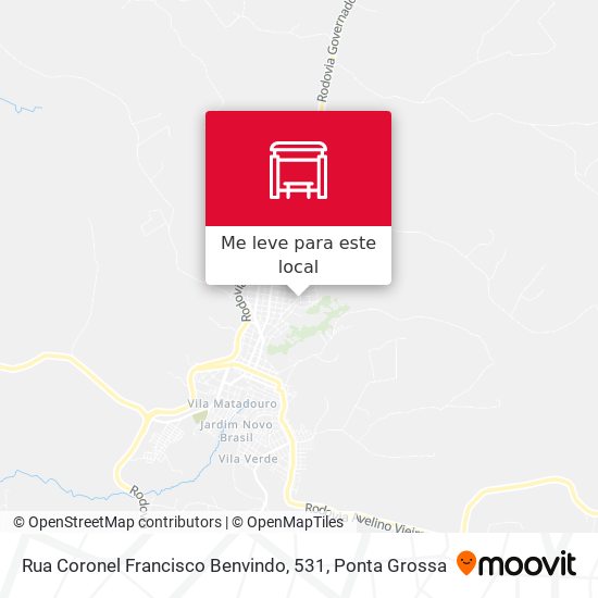 Rua Coronel Francisco Benvindo, 531 mapa