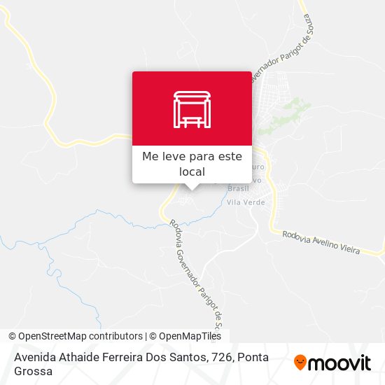 Avenida Athaide Ferreira Dos Santos, 726 mapa