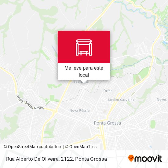 Rua Alberto De Oliveira, 2122 mapa