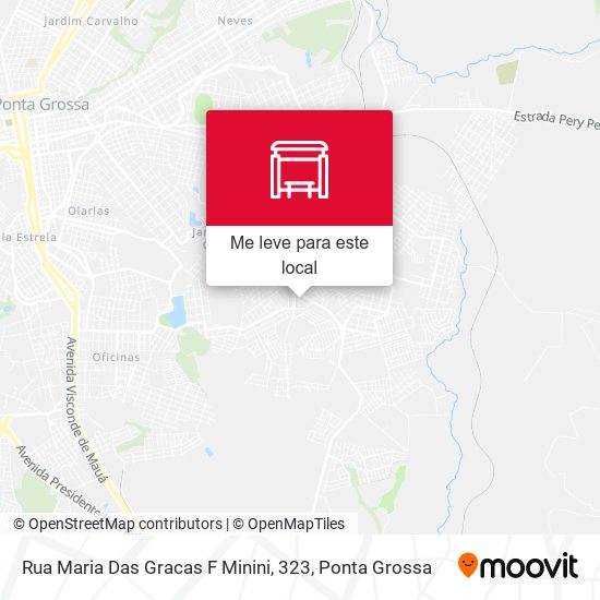 Rua Maria Das Gracas F Minini, 323 mapa
