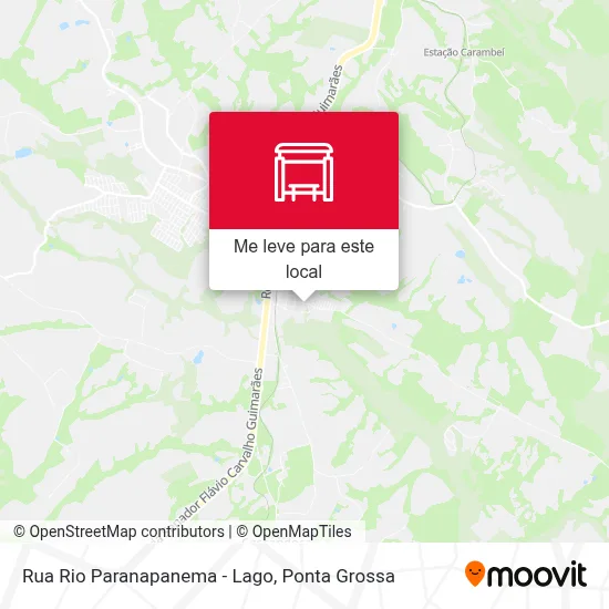 Rua Rio Paranapanema - Lago mapa
