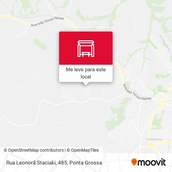 Rua Leonorã Staciaki, 485 mapa