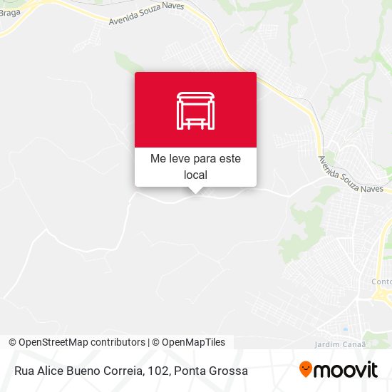 Rua Alice Bueno Correia, 102 mapa