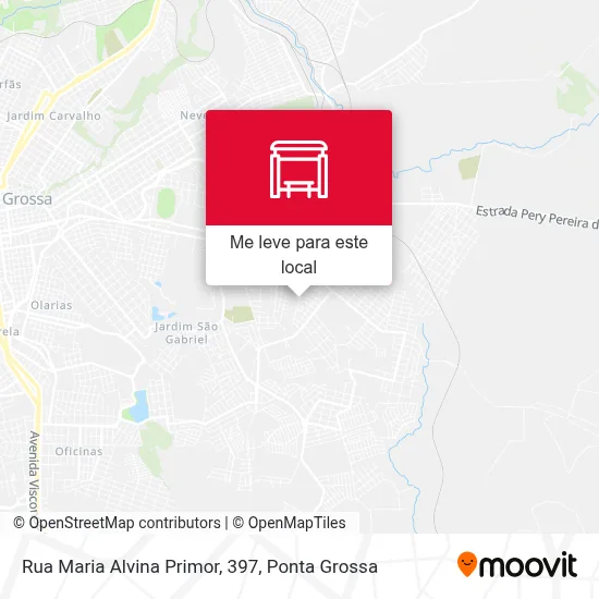 Rua Maria Alvina Primor, 397 mapa