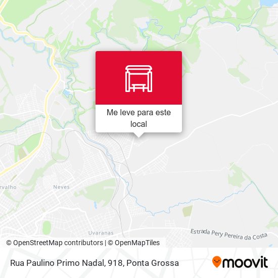 Rua Paulino Primo Nadal, 918 mapa