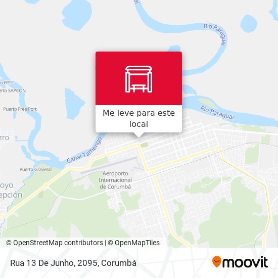 Rua 13 De Junho, 2095 mapa