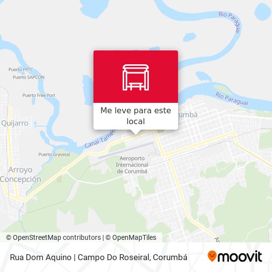 Rua Dom Aquino | Campo Do Roseiral mapa