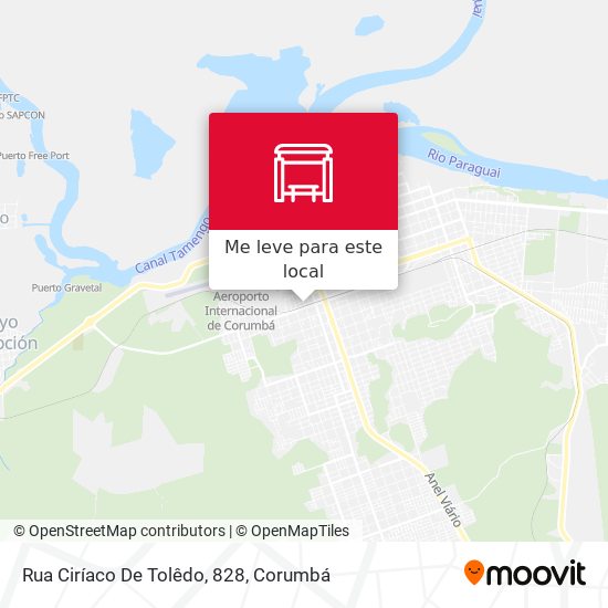 Rua Ciríaco De Tolêdo, 828 mapa