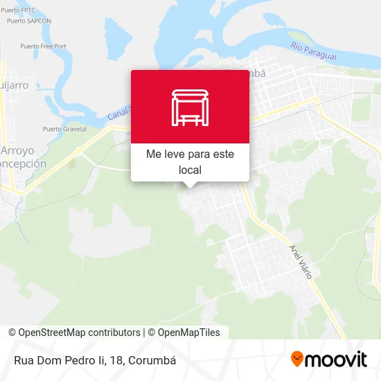 Rua Dom Pedro Ii, 18 mapa