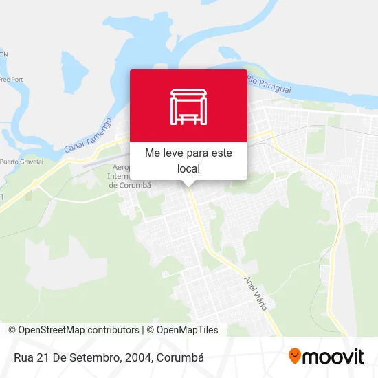 Rua 21 De Setembro, 2004 mapa