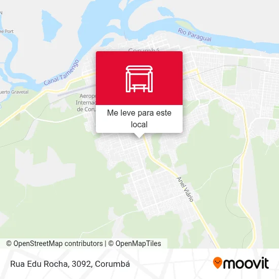 Rua Edu Rocha, 3092 mapa