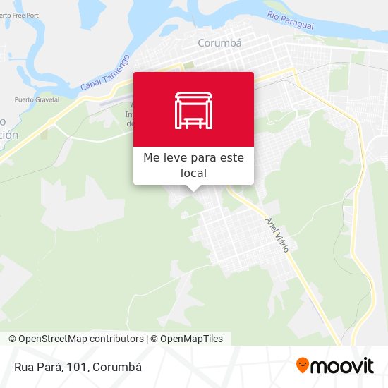 Rua Pará, 101 mapa