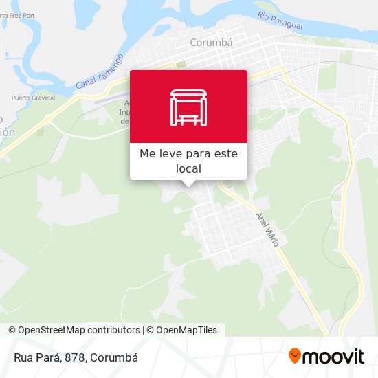 Rua Pará, 878 mapa