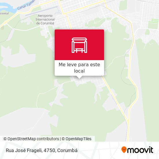Rua José Frageli, 4750 mapa