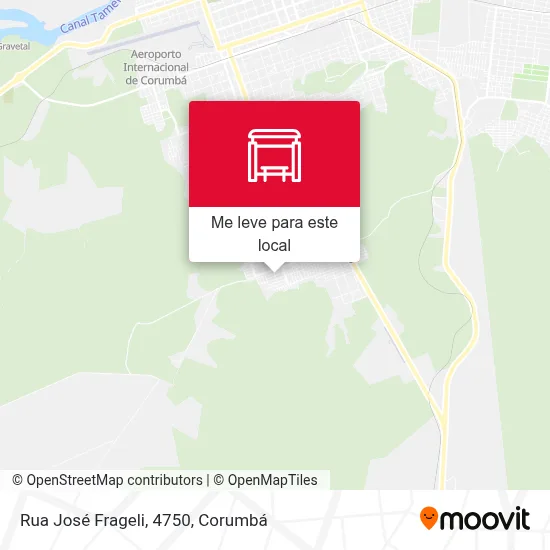 Rua José Frageli, 4750 mapa