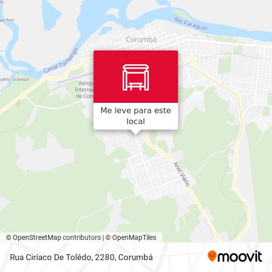 Rua Ciríaco De Tolêdo, 2280 mapa