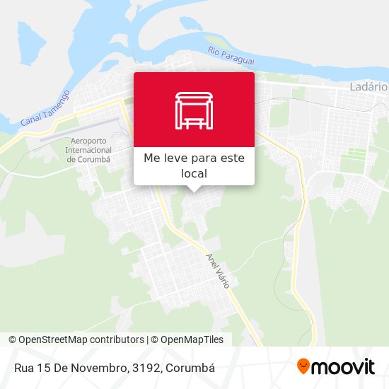 Rua 15 De Novembro, 3192 mapa