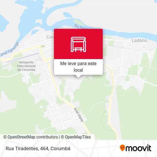 Rua Tiradentes, 464 mapa