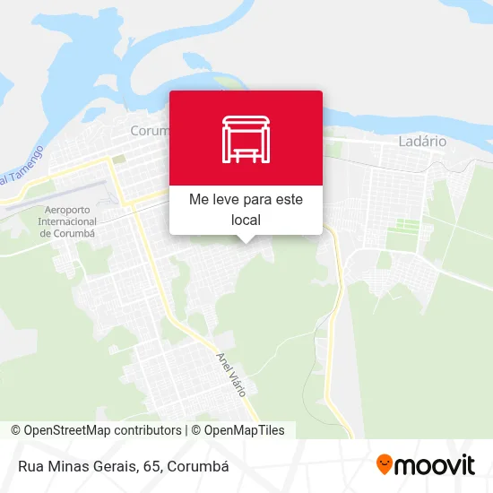 Rua Minas Gerais, 65 mapa