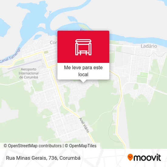 Rua Minas Gerais, 736 mapa