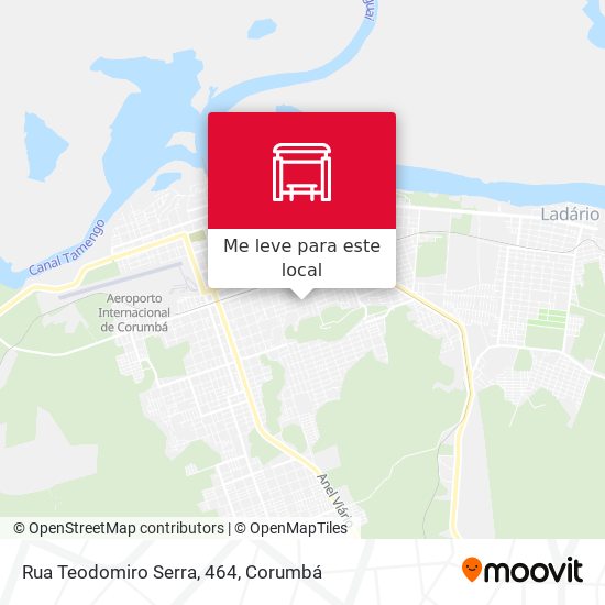 Rua Teodomiro Serra, 464 mapa
