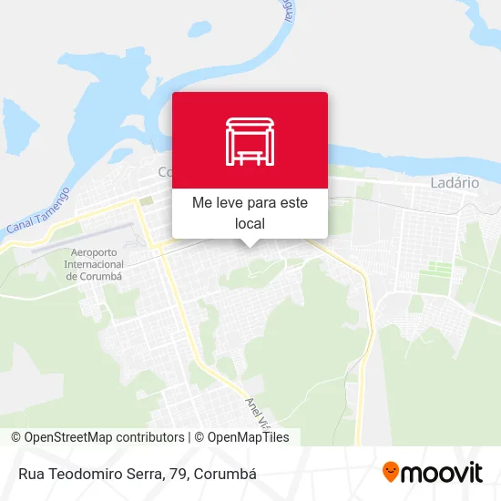 Rua Teodomiro Serra, 79 mapa