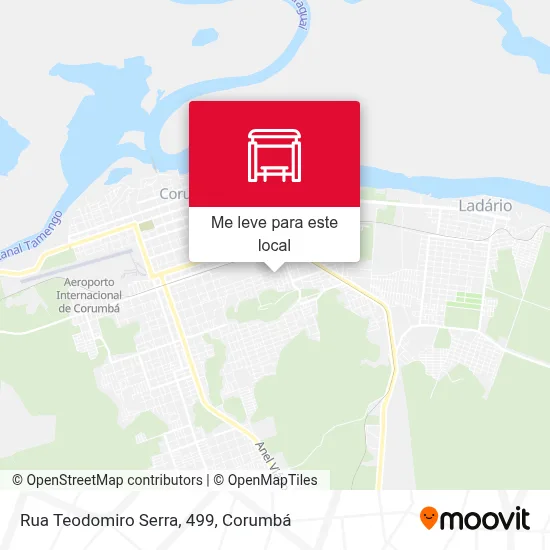 Rua Teodomiro Serra, 499 mapa