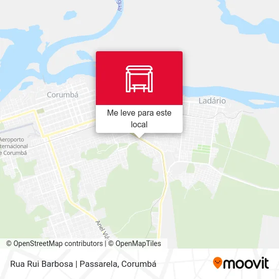 Rua Rui Barbosa | Passarela mapa