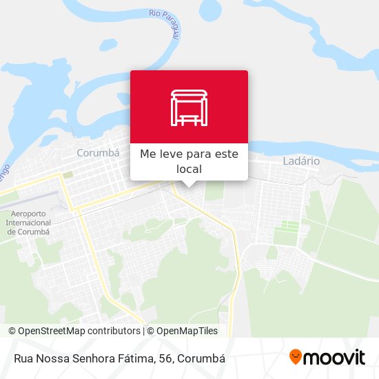 Rua Nossa Senhora Fátima, 56 mapa