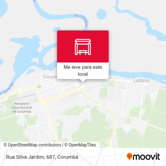 Rua Silva Jardim, 687 mapa