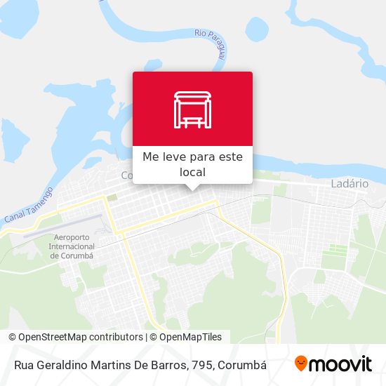 Rua Geraldino Martins De Barros, 795 mapa