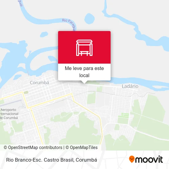 Rio Branco-Esc. Castro Brasil mapa