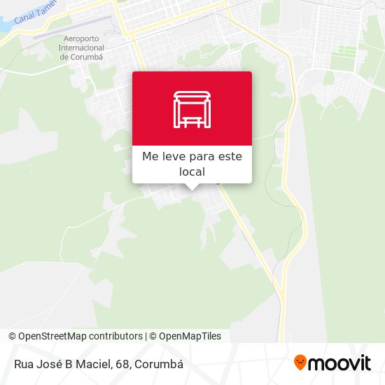 Rua José B Maciel, 68 mapa