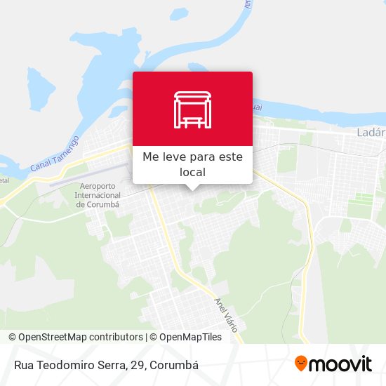 Rua Teodomiro Serra, 29 mapa