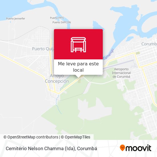 Cemitério Nelson Chamma (Ida) mapa