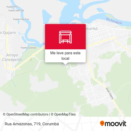 Rua Amazonas, 719 mapa