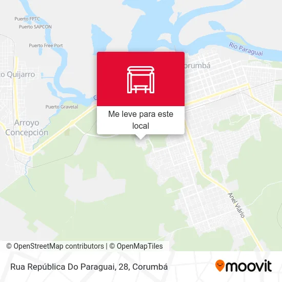 Rua República Do Paraguai, 28 mapa